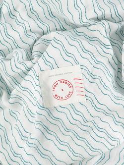 From Babies with Love Waves Of Joy Baby Shawl, Neutral - view 2, 