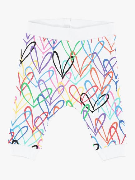From Babies with Love Baby Organic #Lovewall Joggers, Multi, Multi