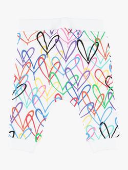 From Babies with Love Baby Organic #Lovewall Joggers, Multi - view 2, Multi