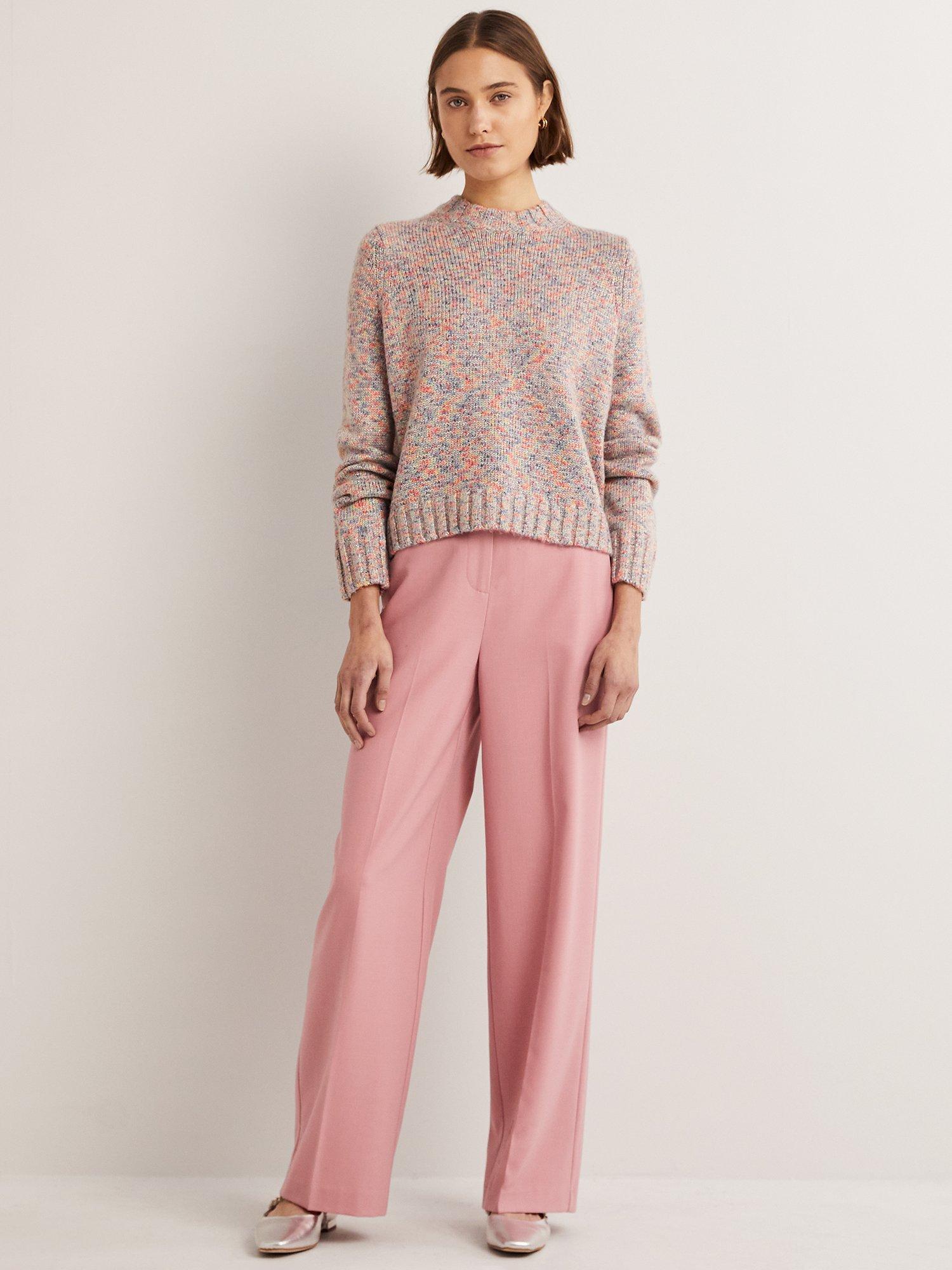 Boden Speckled Fluffy Jumper, Grey Melange