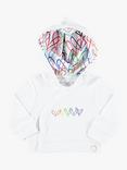 From Babies with Love Baby Organic #Lovewall Hoodie, Neutral
