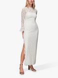 Whistles Frances Lace Wedding Dress, Ivory