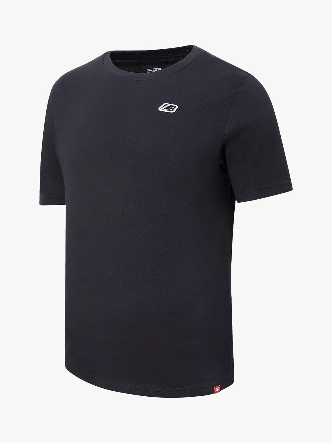 New Balance Men's Small Logo T-Shirt, Black, M