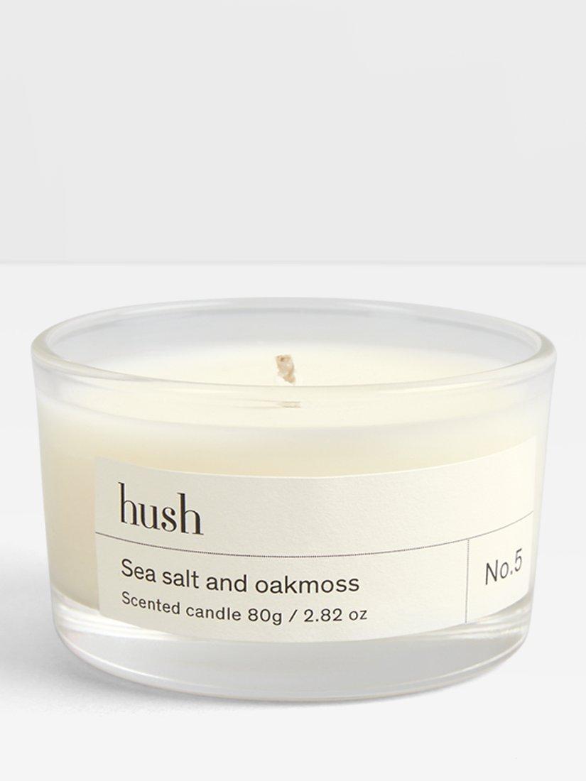 HUSH Sea Salt & Oakmoss Scented Mini Candle, 80g