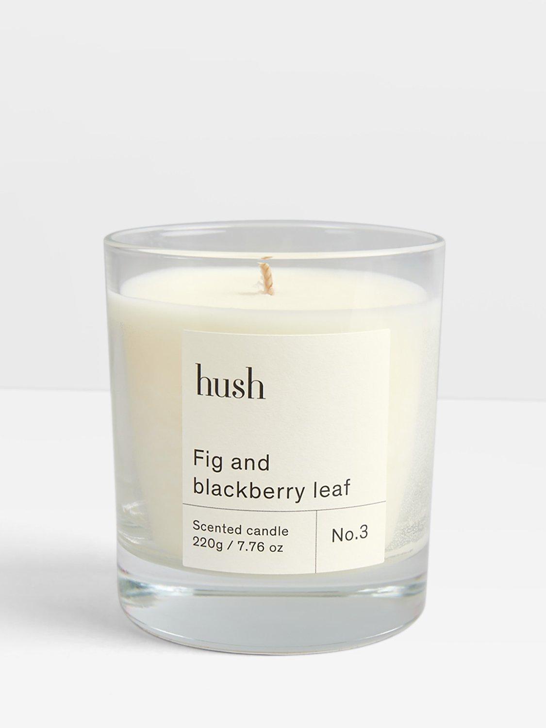 HUSH Fig & Blackberry Scented Candle, 220g