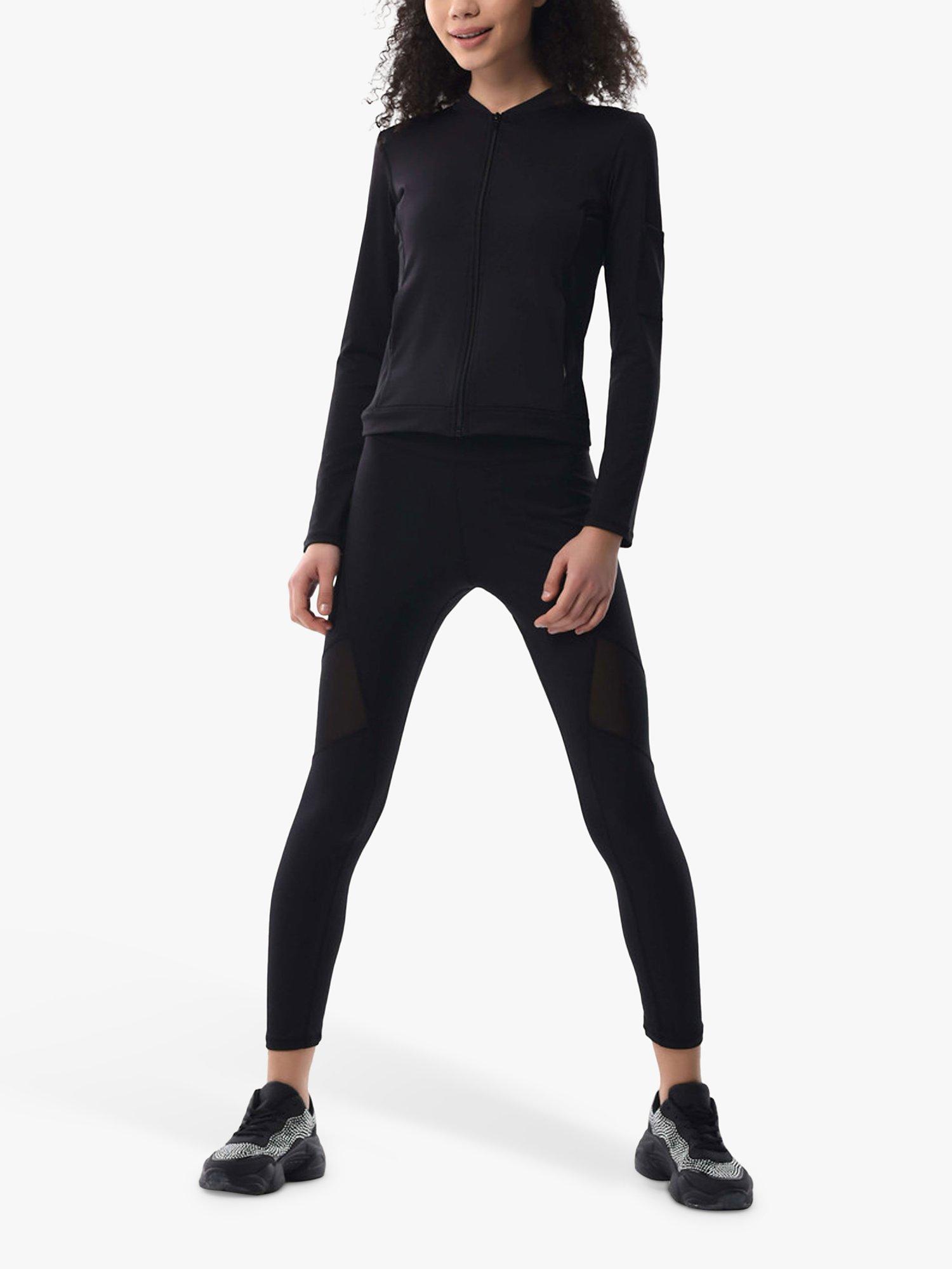 Product image 2 of 4, which shows Closet London Zip Up Sports Jacket, Black, 8