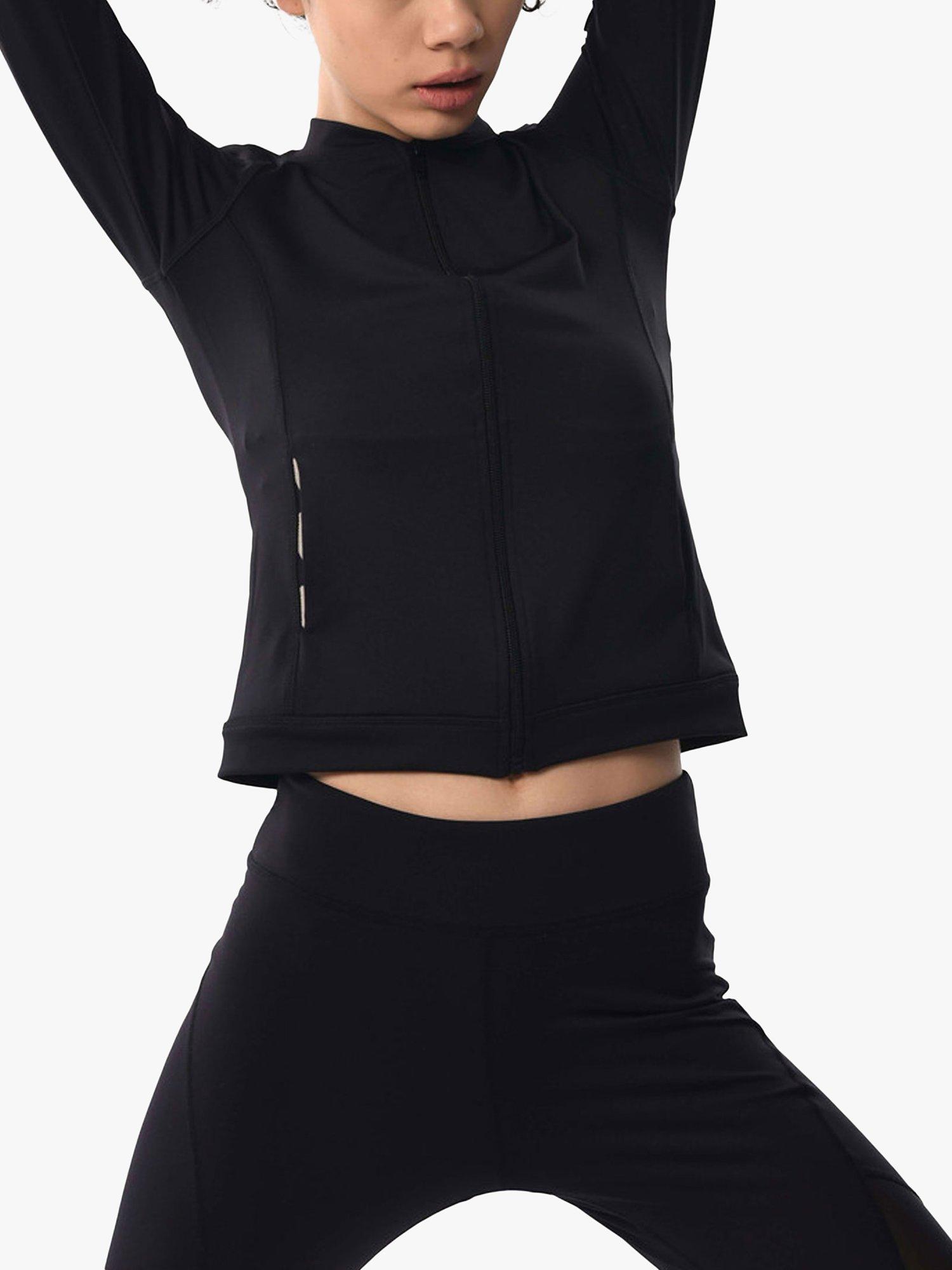 Product image 3 of 4, which shows Closet London Zip Up Sports Jacket, Black, 8