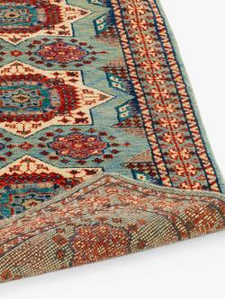 Gooch Luxury Hand Knotted Kashan Style Runner Rug, Multi, L240 x W70 cm - view 2, Multi