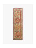 Gooch Luxury Hand Knotted Khal Mohammadi Runner Rug, Orange, L240 x W70 cm