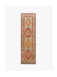 Gooch Luxury Hand Knotted Khal Mohammadi Runner Rug, Orange, L240 x W70 cm