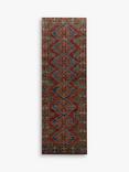 Gooch Luxury Hand Knotted Pastel Balouch Runner Rug, Multi, L240 x W70 cm