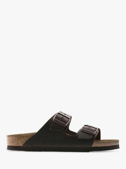 Birkenstock Arizona Oiled Leather Footbed Sandals, Habana, Habana