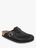 Birkenstock Boston Oiled Nubuck Clogs, Black