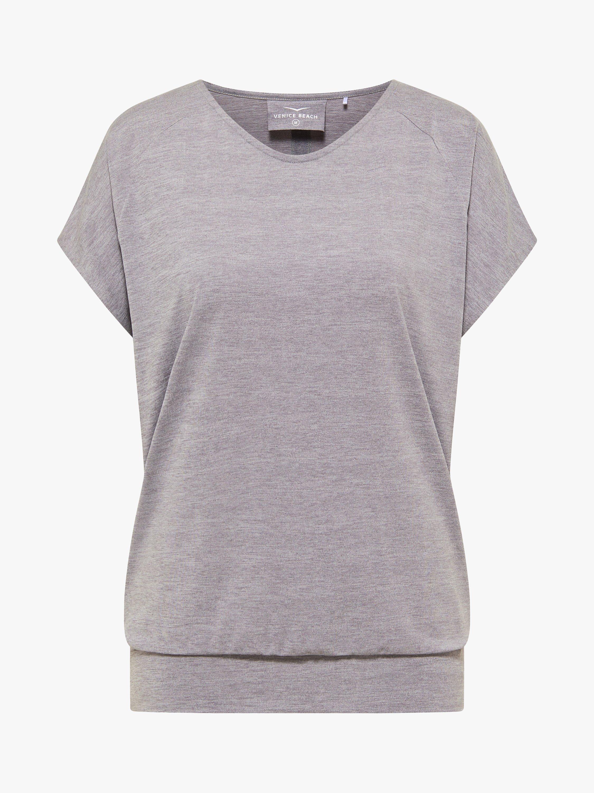 Product image 4 of 7, which shows Venice Beach Sui Short Sleeve Gym Top, Basalt, M