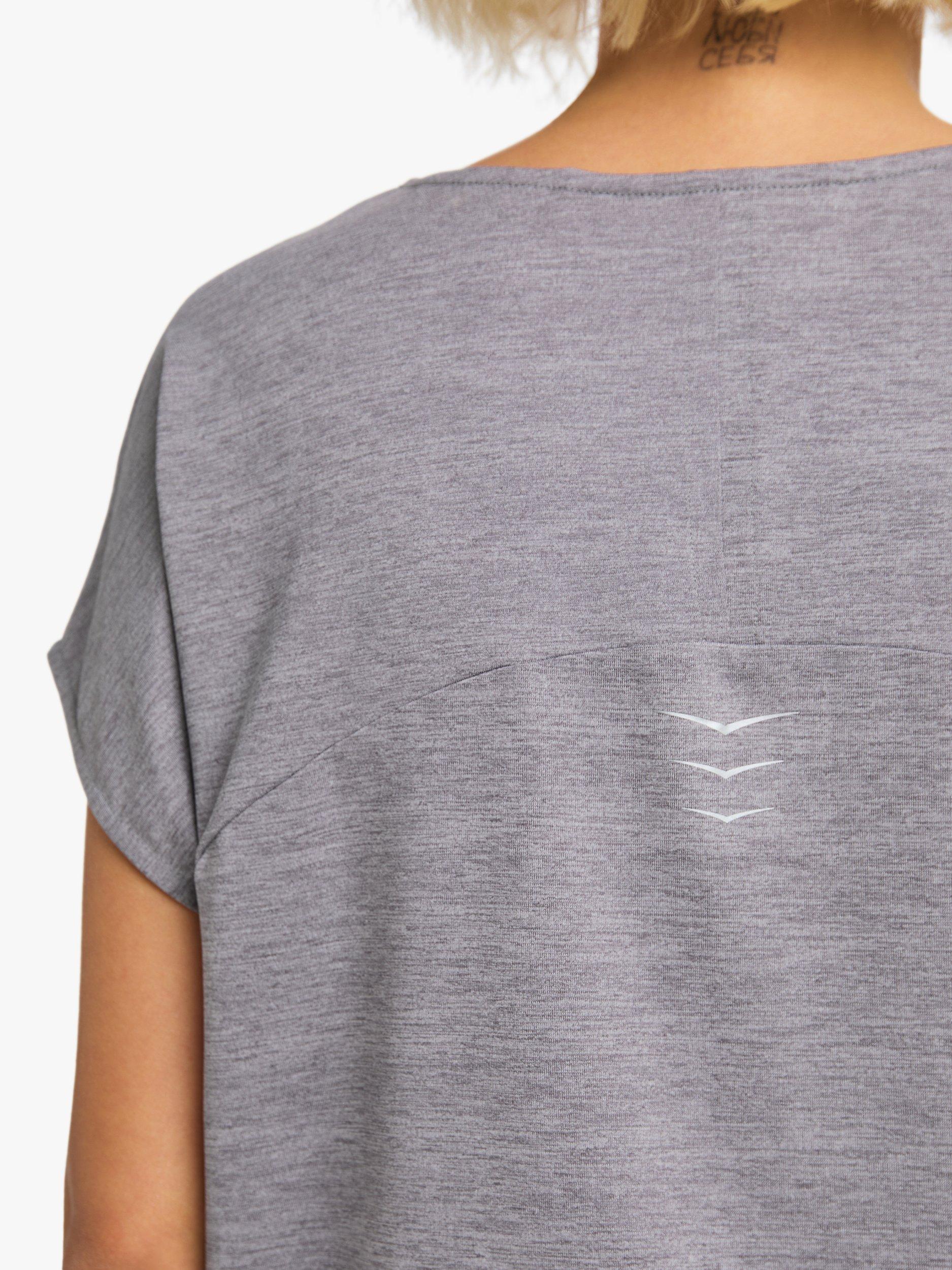 Product image 6 of 7, which shows Venice Beach Sui Short Sleeve Gym Top, Basalt, M