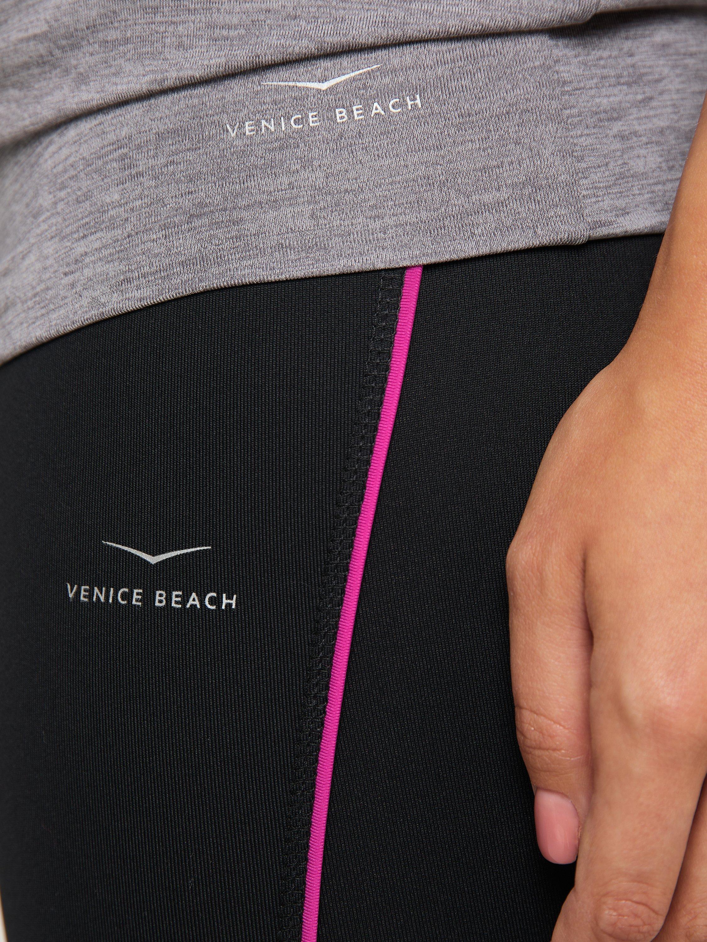 Product image 7 of 7, which shows Venice Beach Sui Short Sleeve Gym Top, Basalt, M