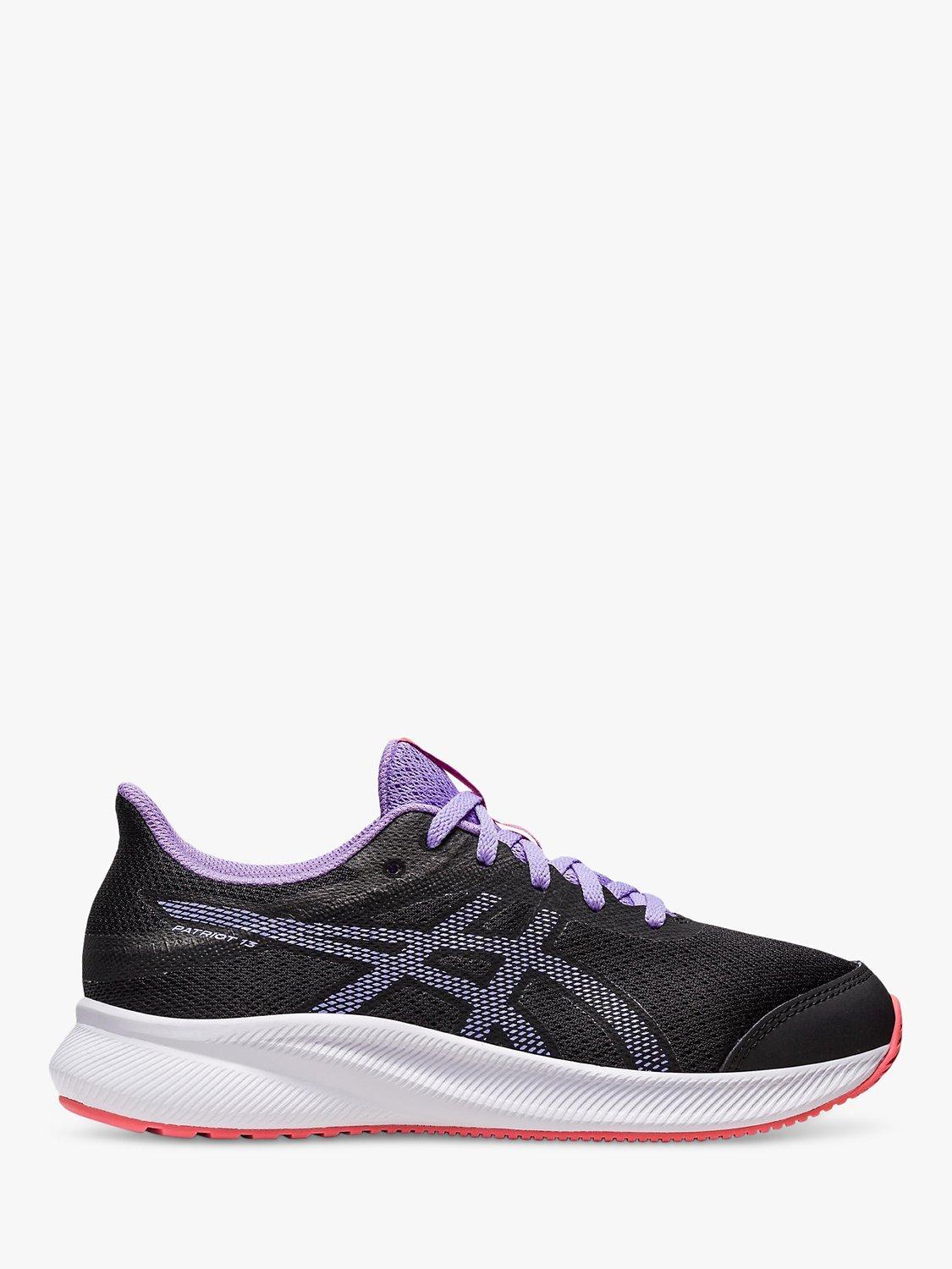 ASICS Kids' PATRIOT 13 Trainers, Black/Digital Violet