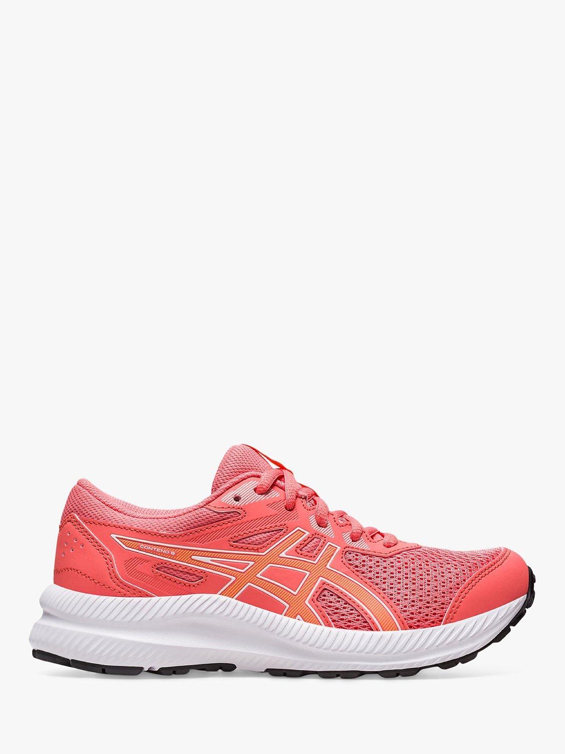 ASICS Kids' Contend 8 Trainers, Papaya/Summer Dune