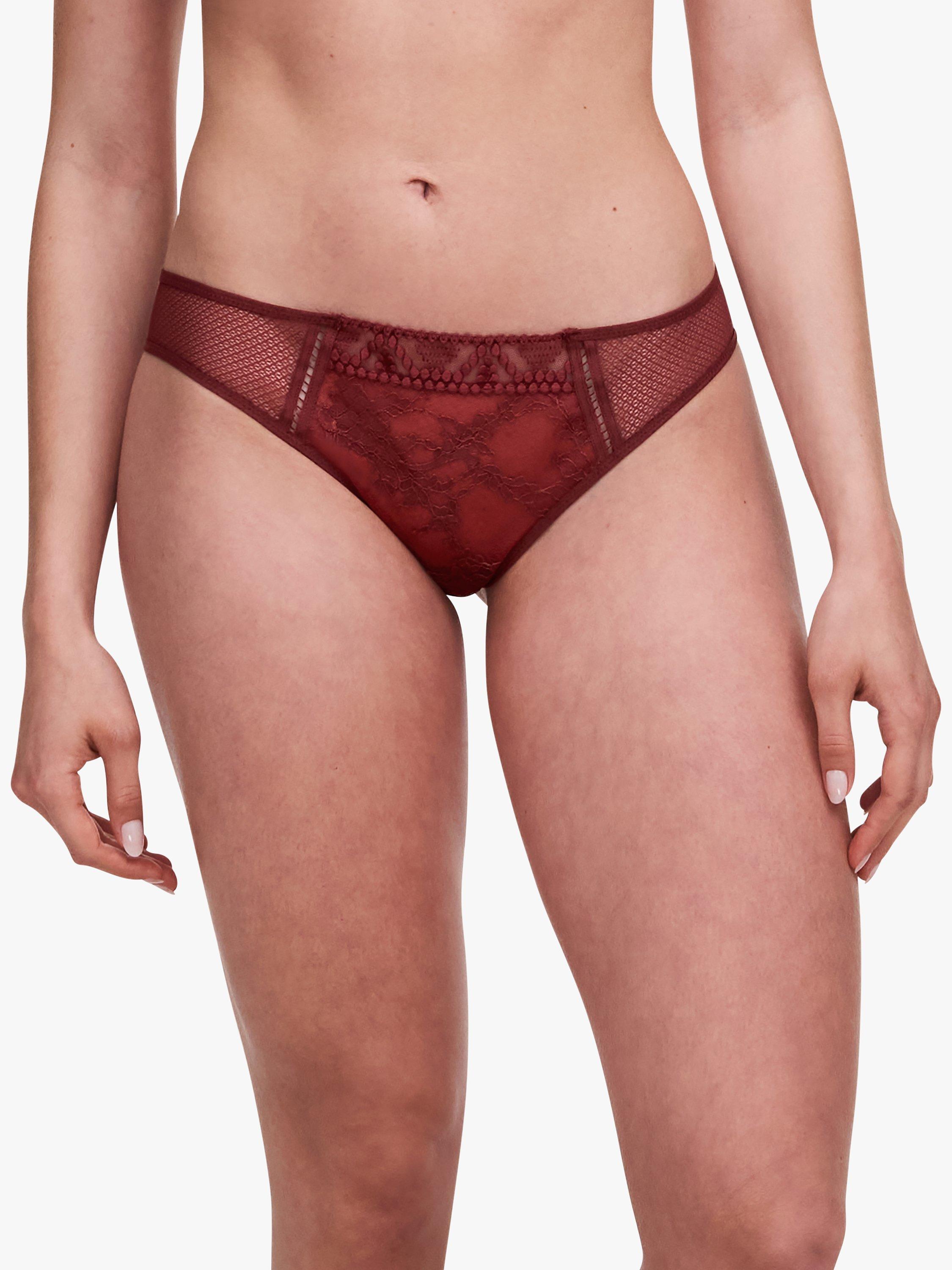 Passionata Olivia Tanga Knickers, Fig/Poison Red