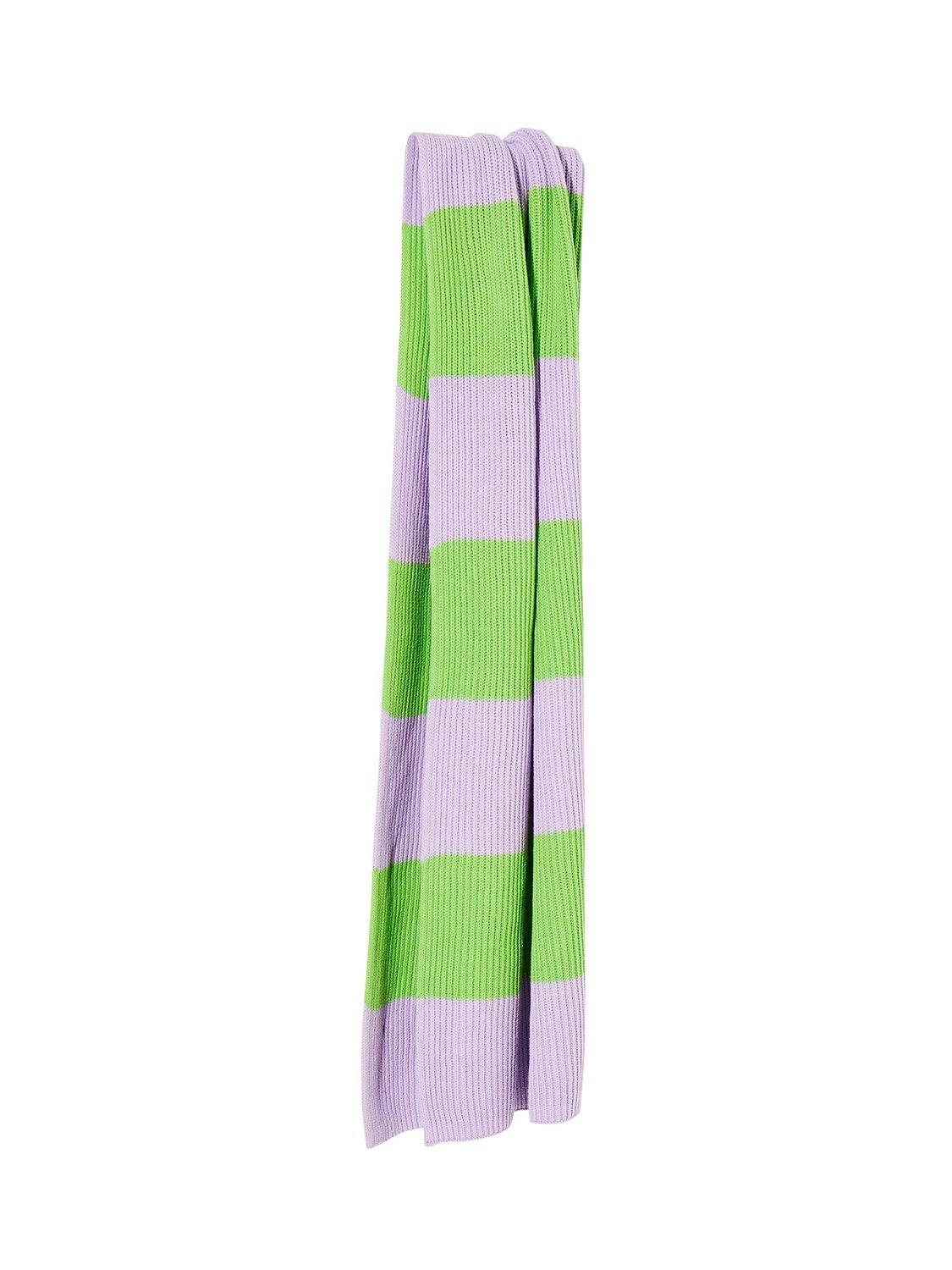 French Connection Julie Mozart Scarf, Lilac Chil/Green, One Size