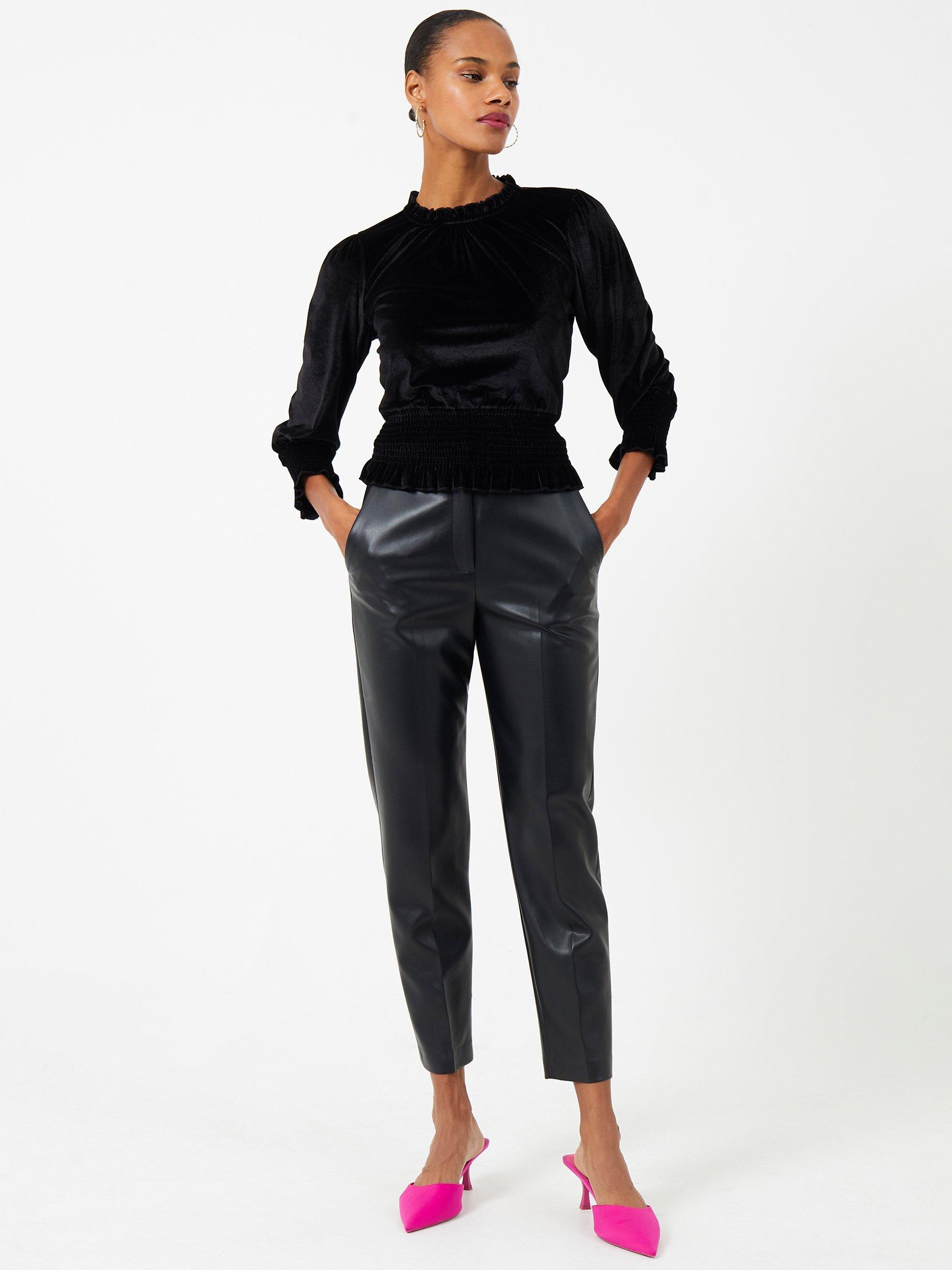 French Connection Sula Long Sleeve Top, Beige