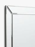 John Lewis Simple Bevelled Glass Rectangular Wall Mirror, Clear