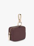 Whistles Bibi Mini Bag Keyring, Plum