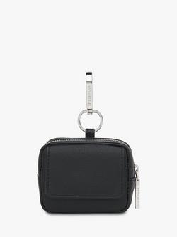Whistles Bibi Mini Bag Keyring, Black