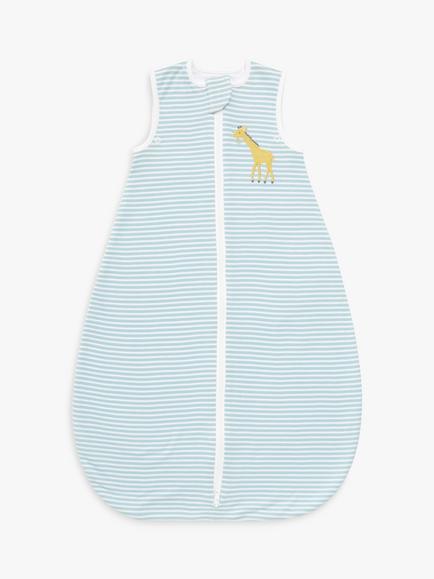 John Lewis Giraffe Baby Sleeping Bag, 0.5/1.5 Tog, Pack of 2 - view 2, White/Multi