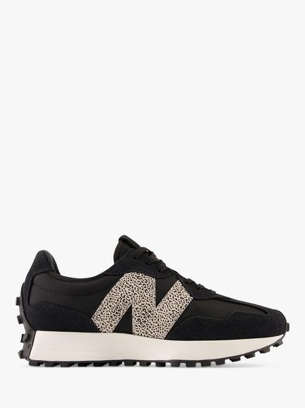 New Balance 327 Retro Running Trainers, Black