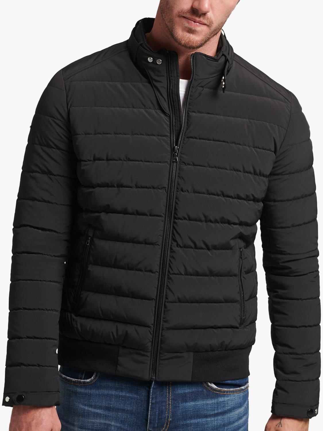 Superdry Padded Harrington Jacket, Black