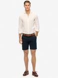 Superdry Casual Linen Long Sleeve Shirt, Optic