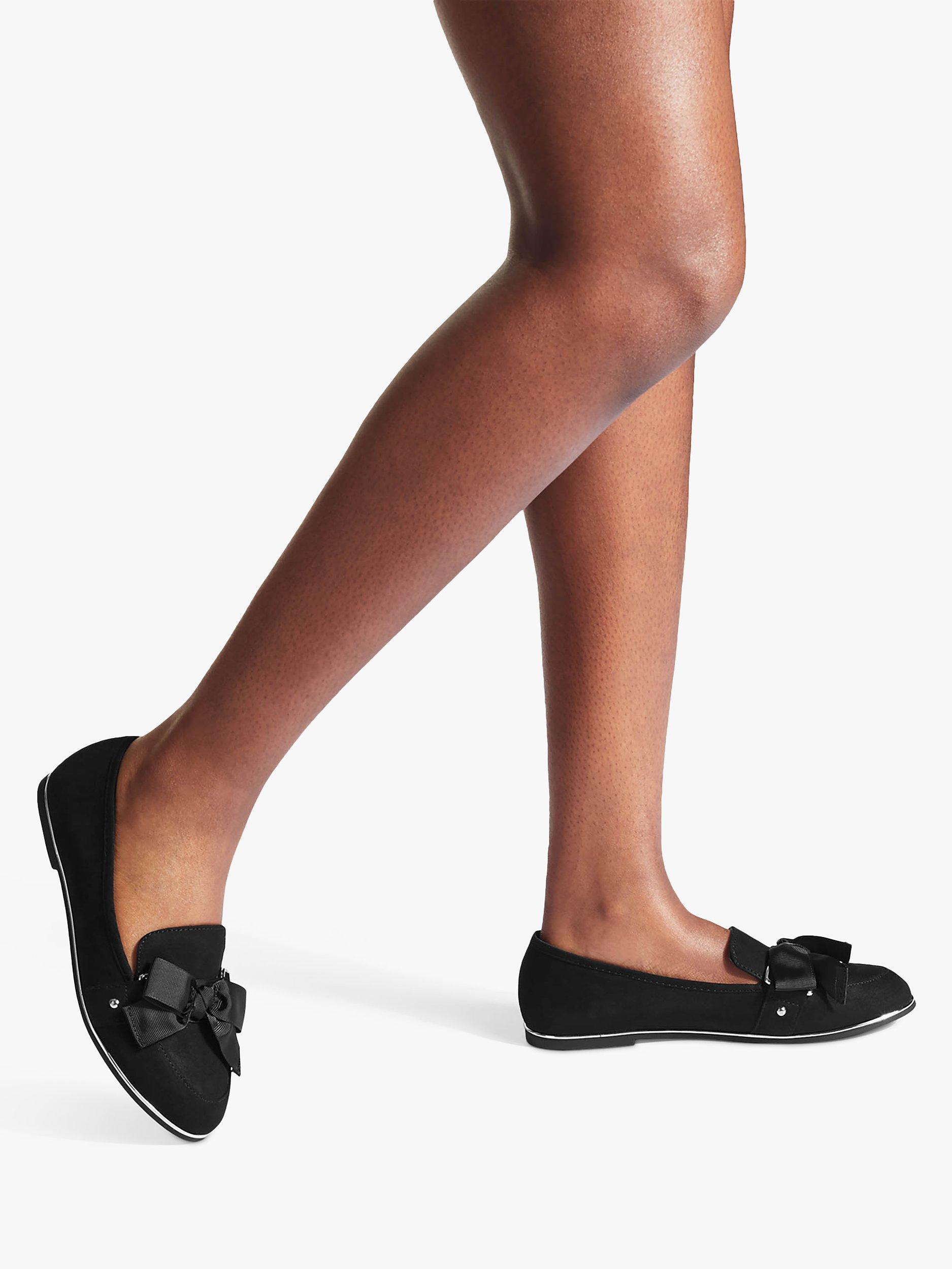 Product image 2 of 3, which shows KG Kurt Geiger Mable3 Suede Loafers, Black, 3