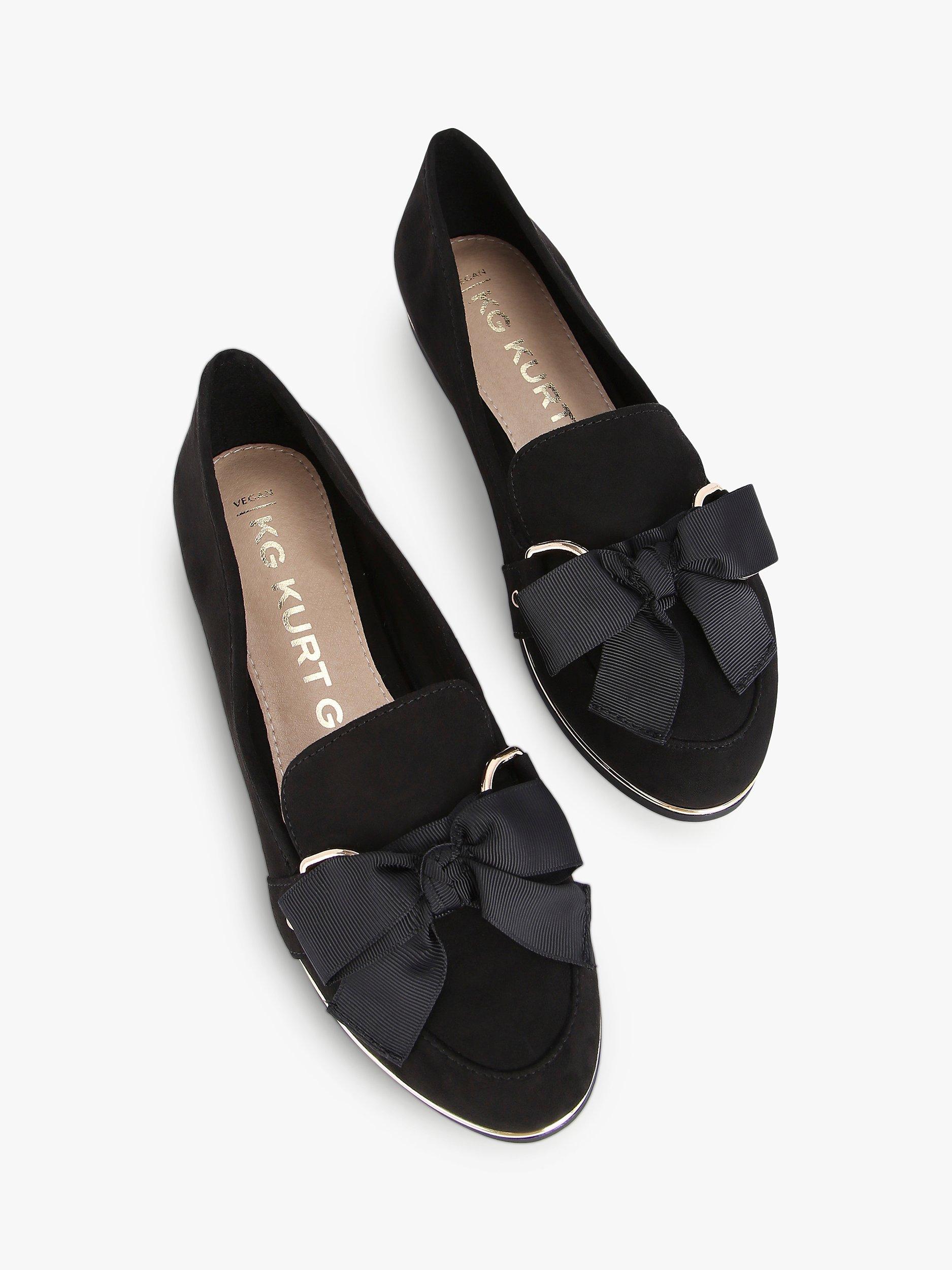 Product image 3 of 3, which shows KG Kurt Geiger Mable3 Suede Loafers, Black, 3