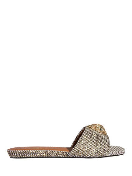 Kurt Geiger London Kensington Sliders, Beige, Beige