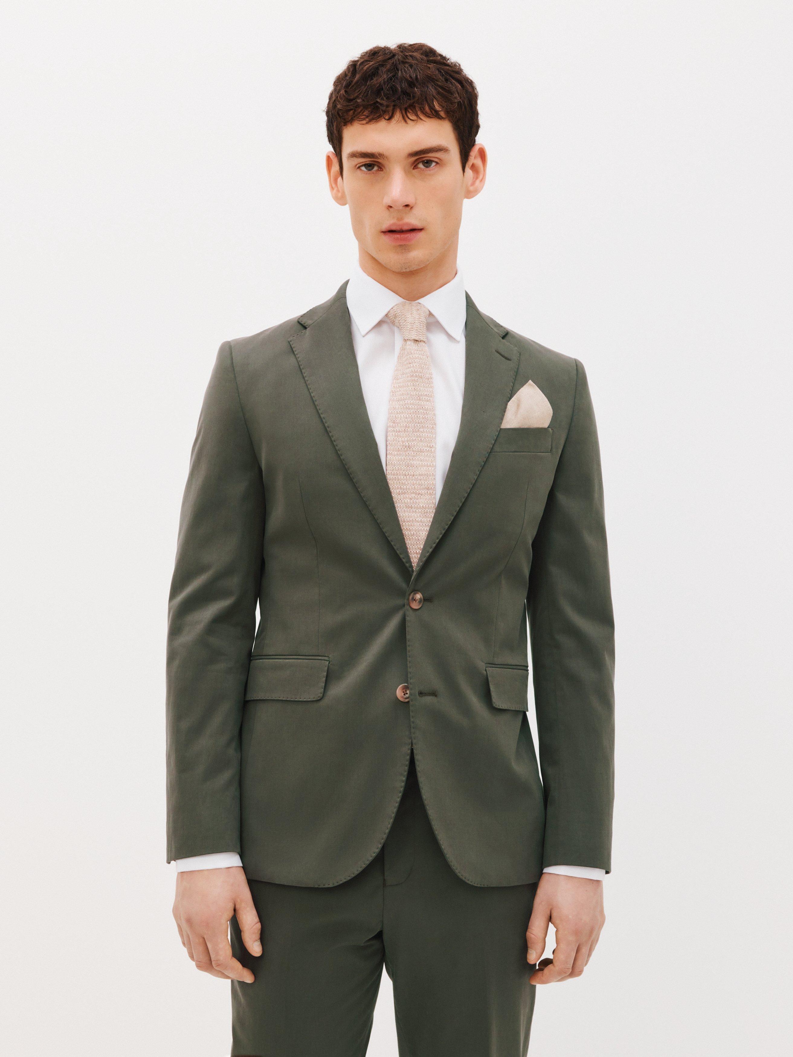 John Lewis Zegna Cotton Cashmere Blend Tailored Fit Suit Jacket