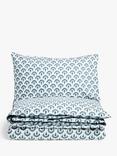 John Lewis Palmette Reversible Organic Slubby Cotton Duvet Cover Set