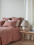 Bedfolk 100% Linen Bedding, Rust