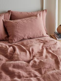 Bedfolk 100% Linen Bedding - view 2, Rust