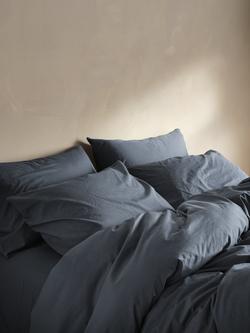 Bedfolk Relaxed Cotton Bedding, Ink