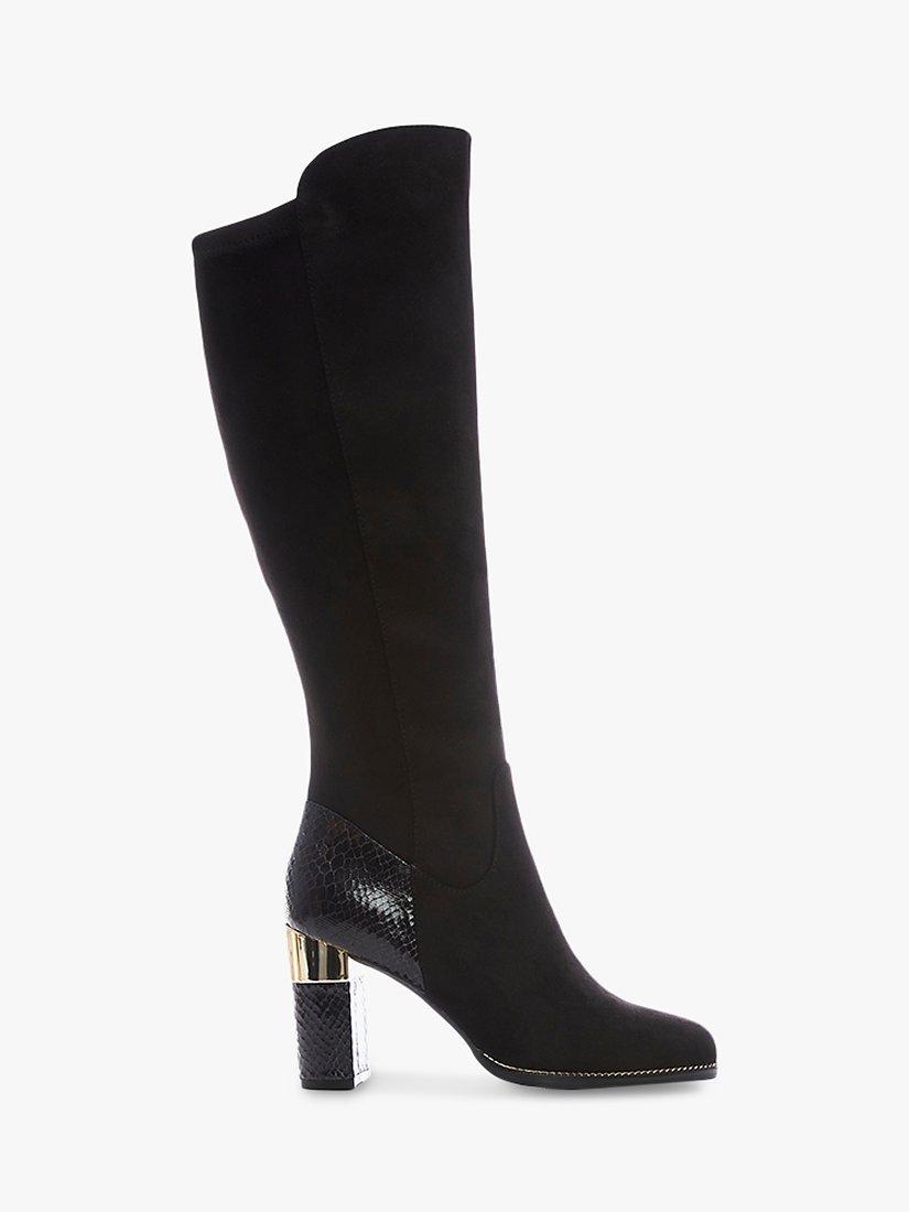 Moda in Pelle Shaina Block Heel Knee High Boots, Black