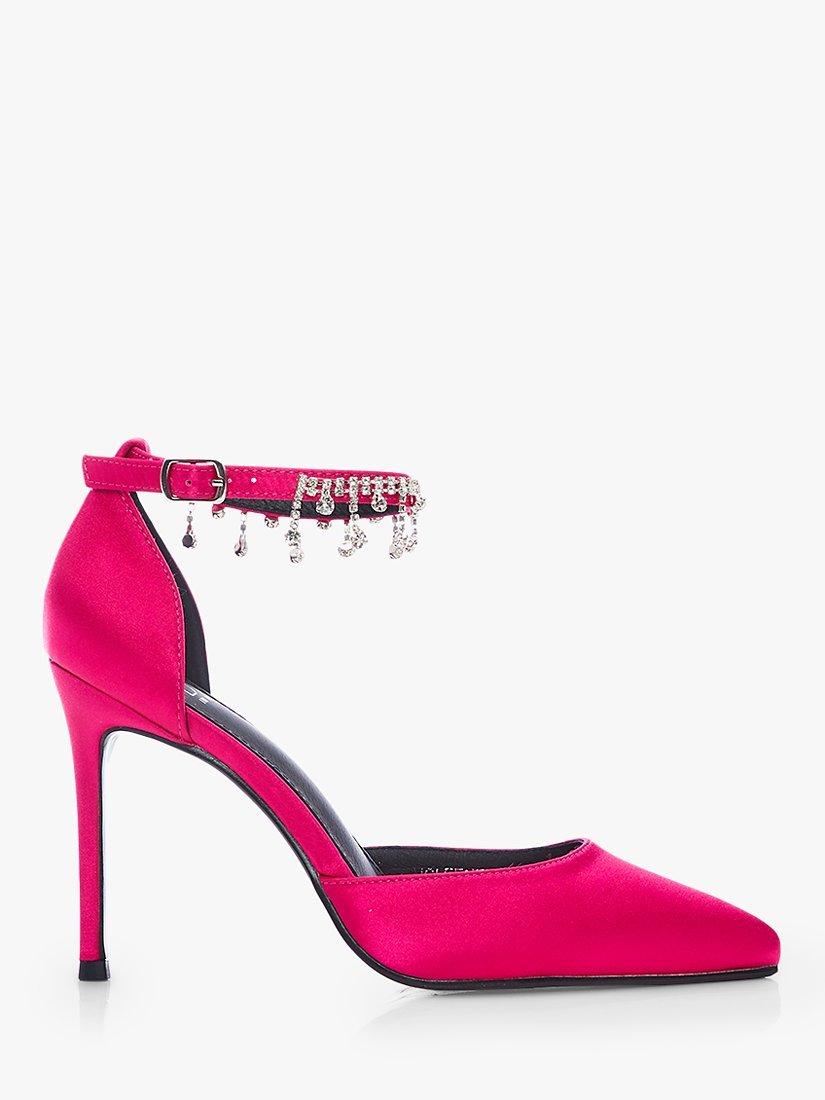 Moda in Pelle Joleene Diamante Embellished Court Shoes, Pink