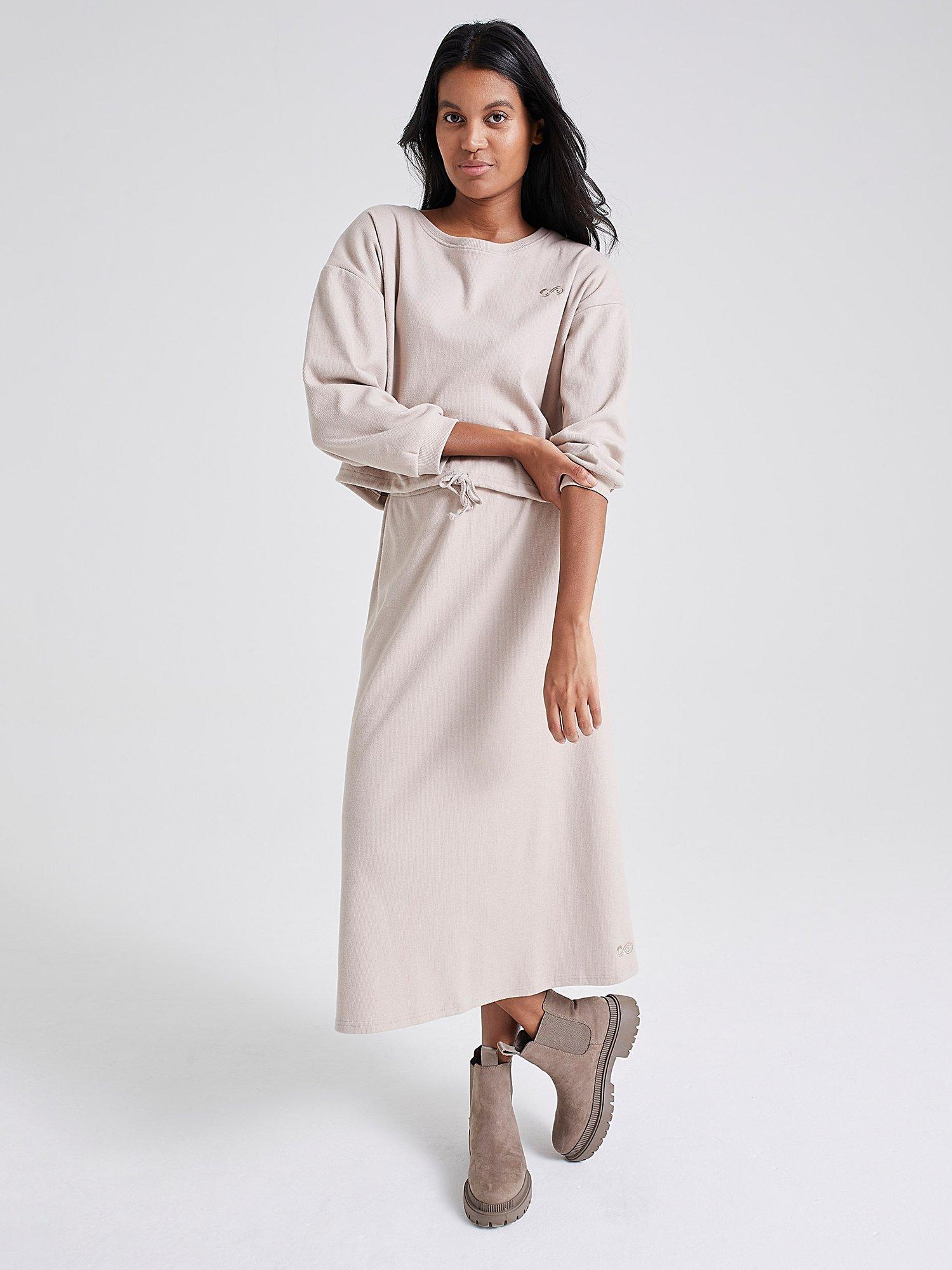 Cape Cove Ripple Ribbed Top, Pebble