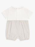 John Lewis Heirloom Collection Baby Linen Romper, White