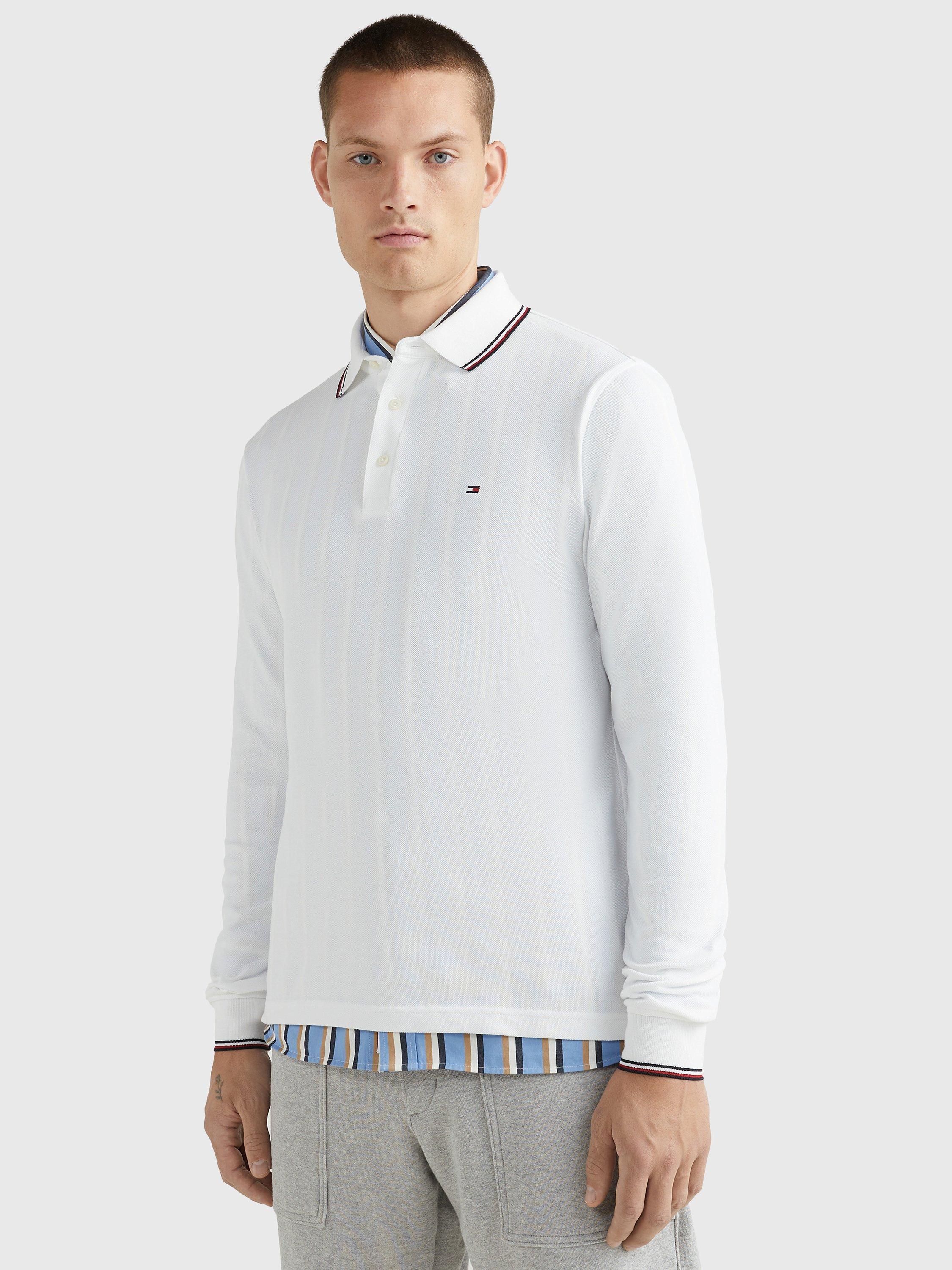 Tommy Hilfiger 1985 Slim Fit Polo Shirt, White
