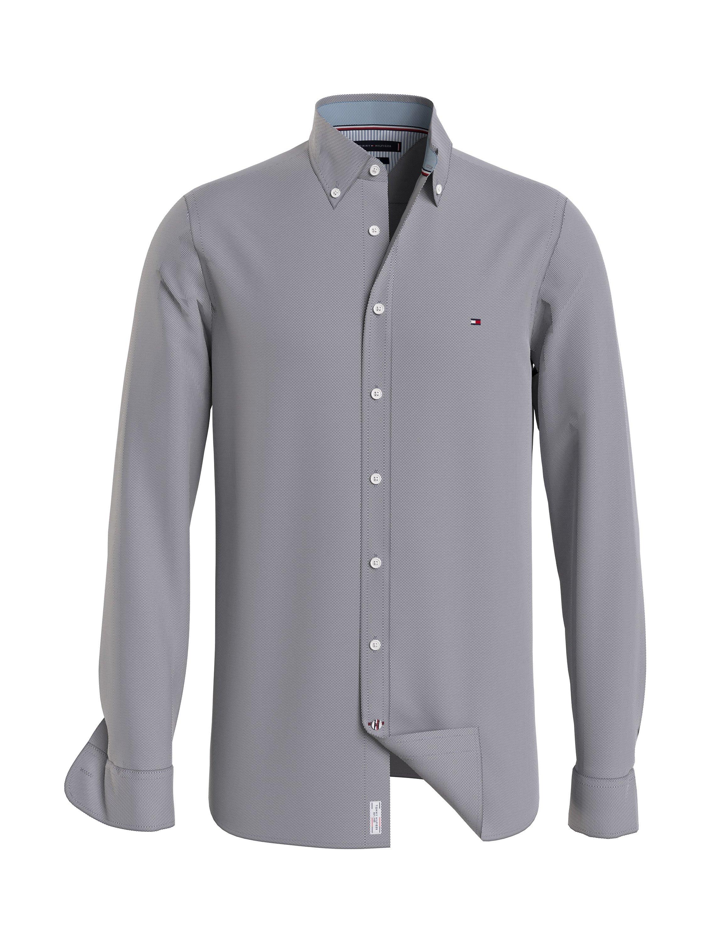 Tommy Hilfiger Flex Dobby Shirt, Yale Navy
