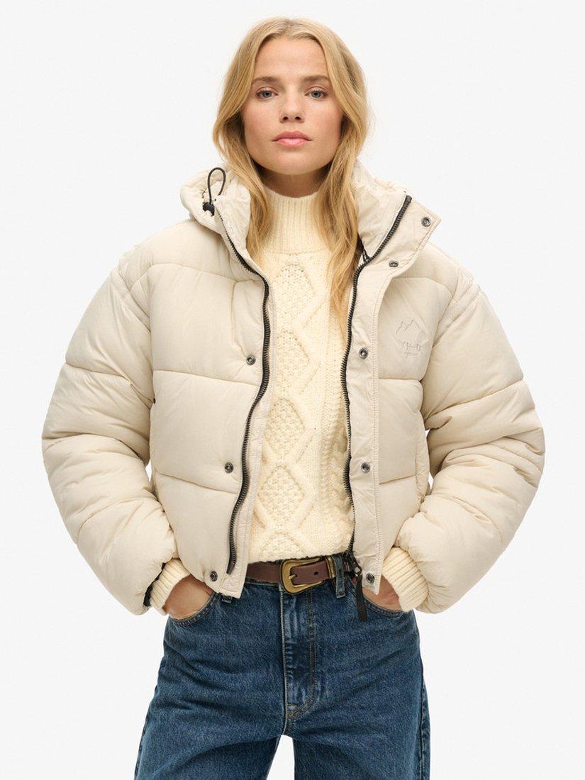 Superdry Cropped Cocoon Puffer Jacket
