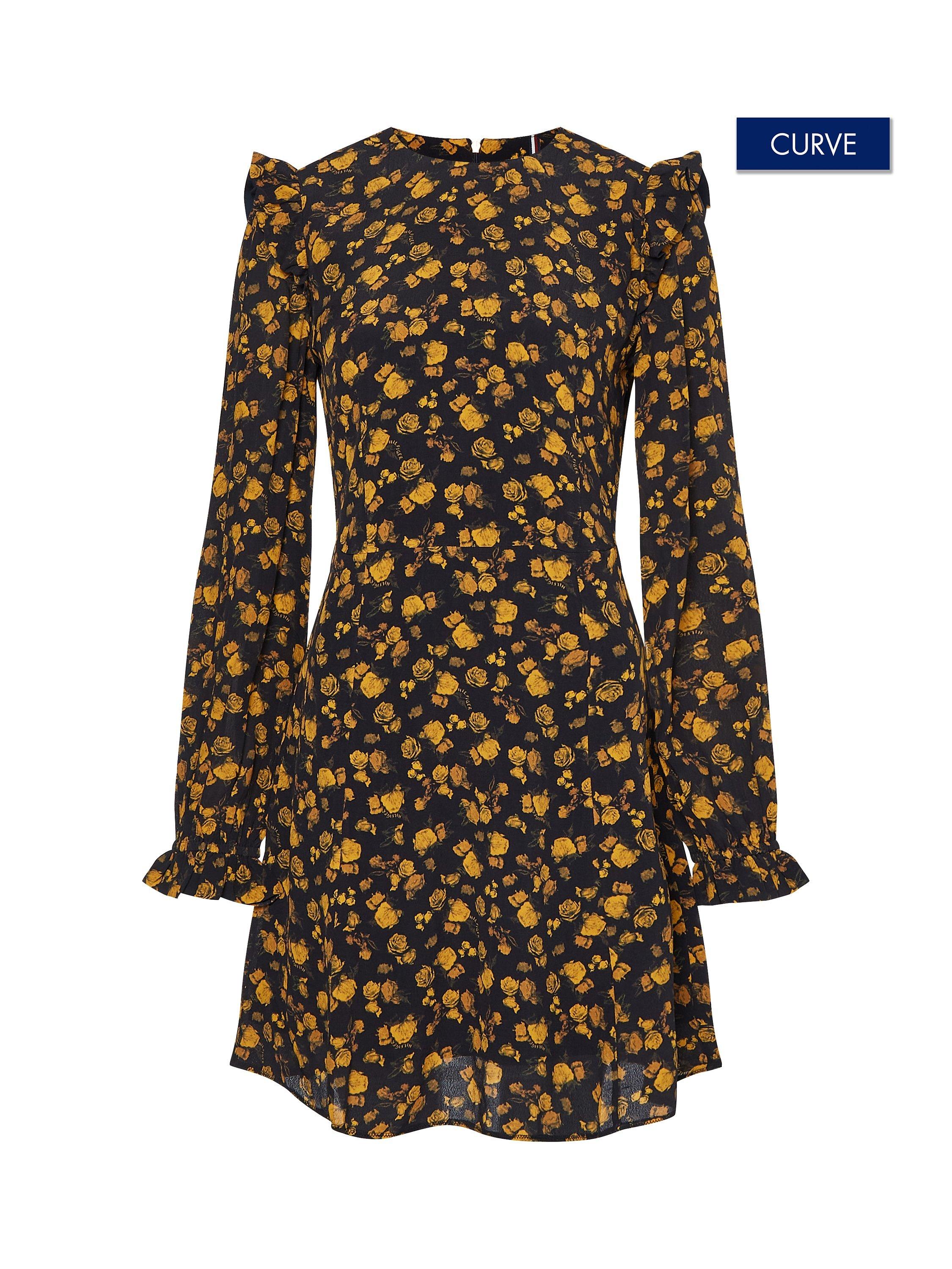 Tommy Hilfiger Curve Crepe Shirt Dress
