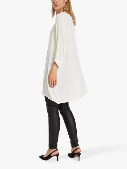 KAFFE Amber Regular Tunic Top - view 2, Chalk