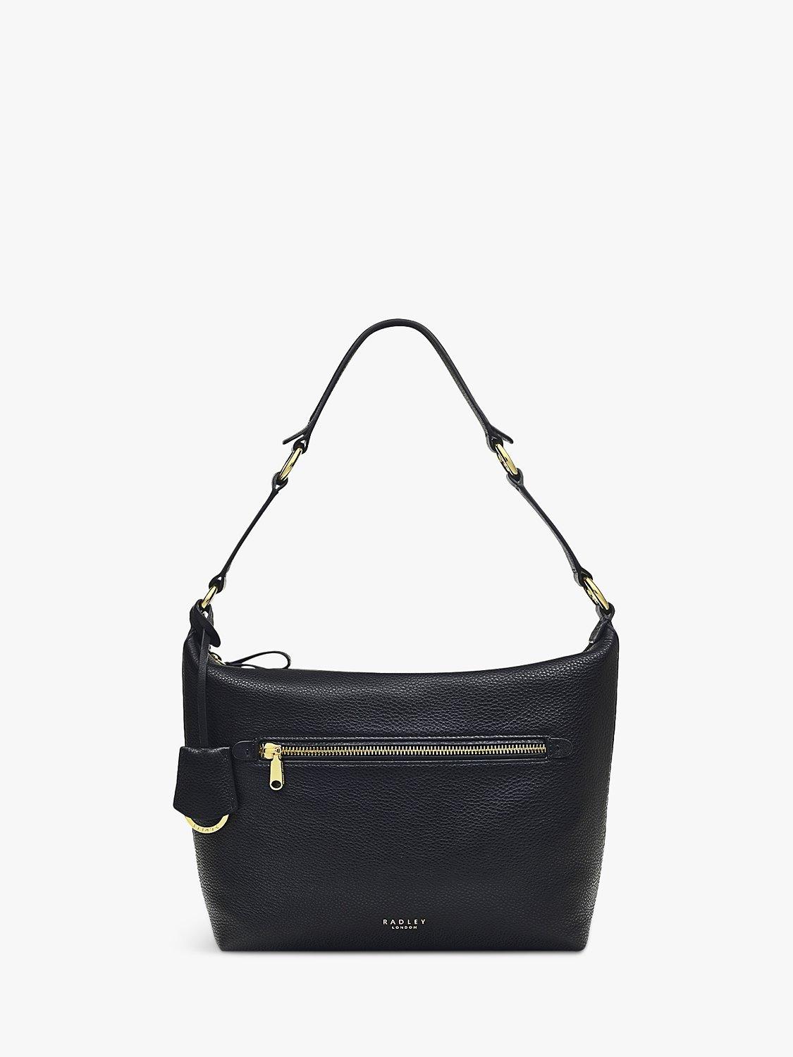 Radley Witham Road Leather Medium Cross Body Bag, Black